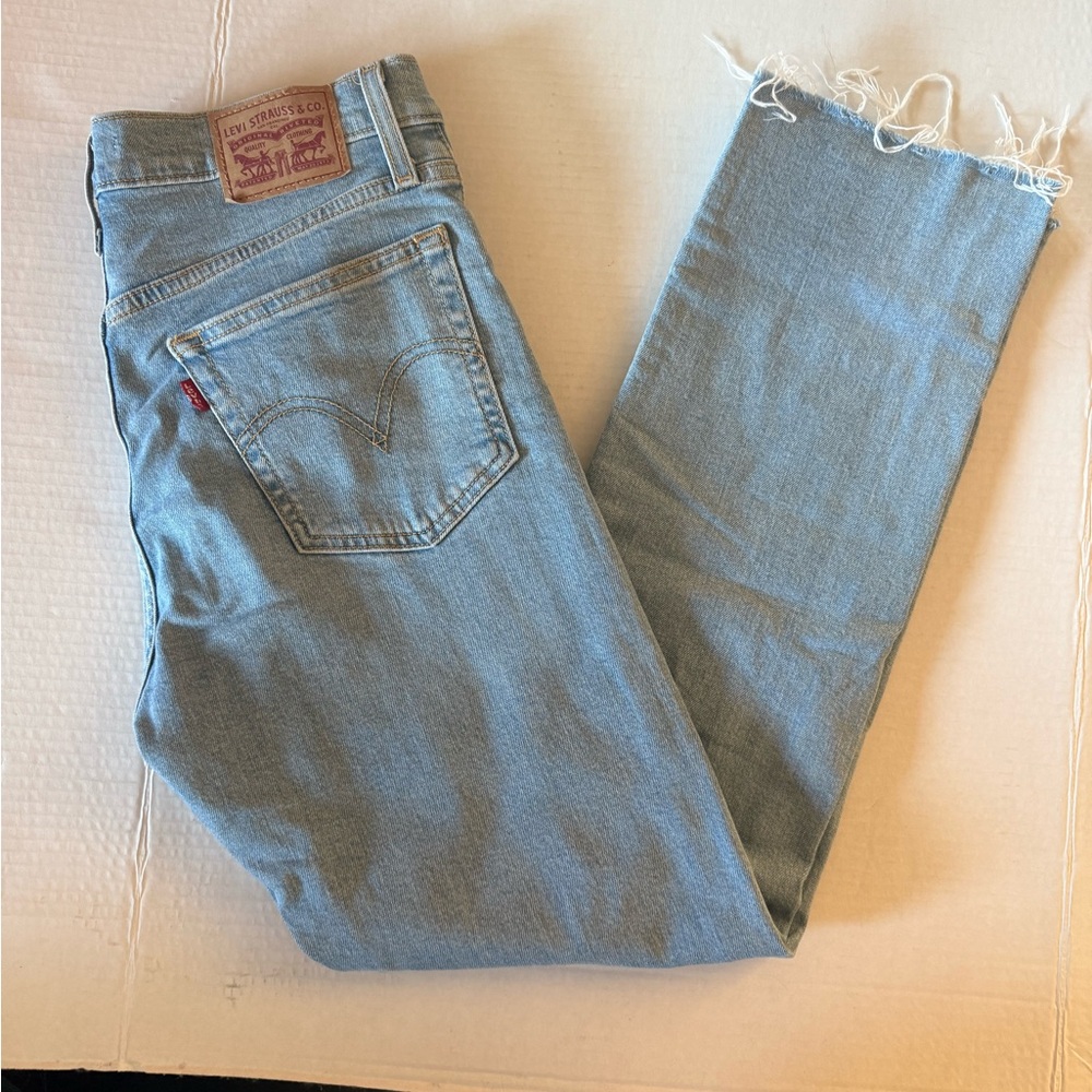 Levi's Light Blue wedgie straight woman Jeans